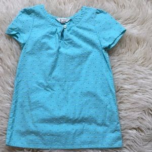Turquoise cotton shirt